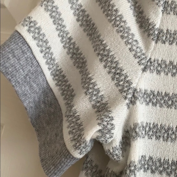 Knit Michael Korn dress grey and white - Picture 7 of 7